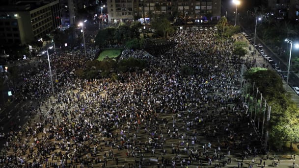 Protest against Israel's law