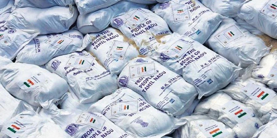 Tamil Nadu relief supplies